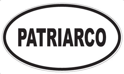 PATRIARCO - Oval Sticker