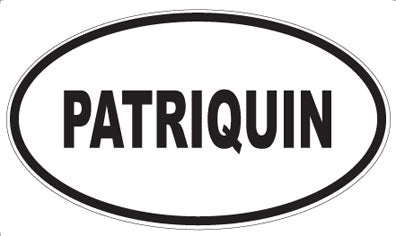 PATRIQUIN - Oval Magnet