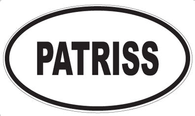 PATRISS - Oval Magnet