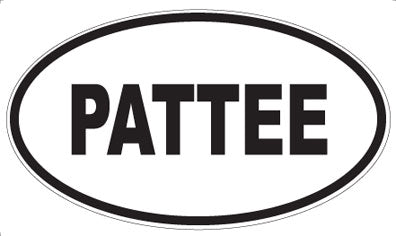 PATTEE - Oval Magnet