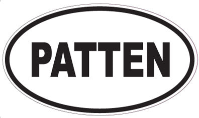 PATTEN - Oval Sticker