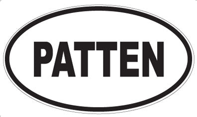PATTEN - Oval Magnet