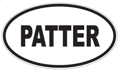 PATTER - Oval Magnet