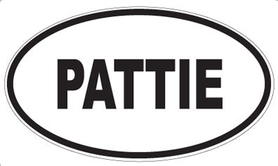 PATTIE - Oval Magnet