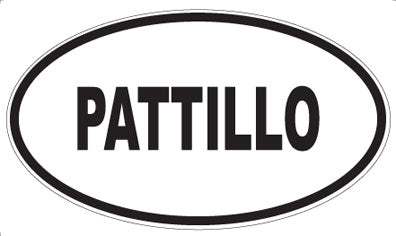PATTILLO - Oval Magnet