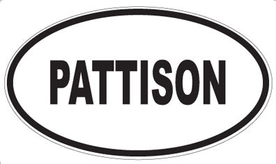 PATTISON - Oval Magnet