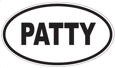 PATTY - Oval Magnet