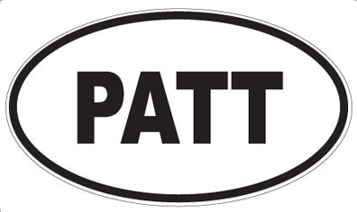 PATT - Oval Magnet