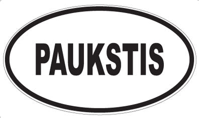 PAUKSTIS - Oval Magnet