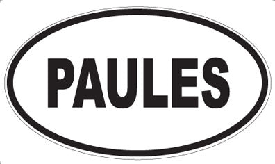 PAULES - Oval Magnet