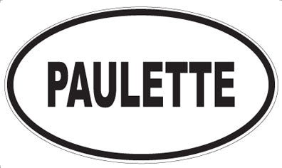 PAULETTE - Oval Magnet