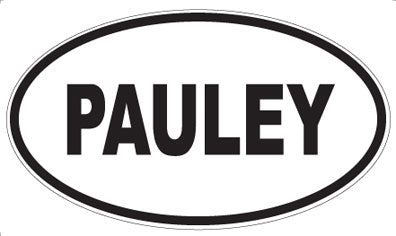 PAULEY - Oval Magnet