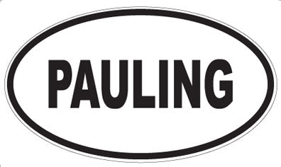 PAULING - Oval Magnet