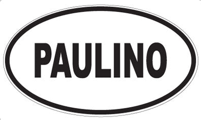PAULINO - Oval Magnet