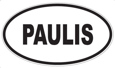 PAULIS - Oval Magnet