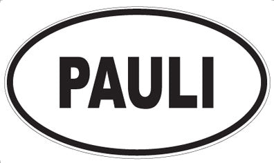 PAULI - Oval Magnet