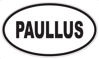PAULLUS - Oval Magnet