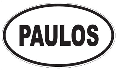 PAULOS - Oval Magnet