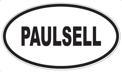 PAULSELL - Oval Sticker