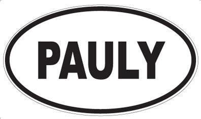 PAULY - Oval Magnet
