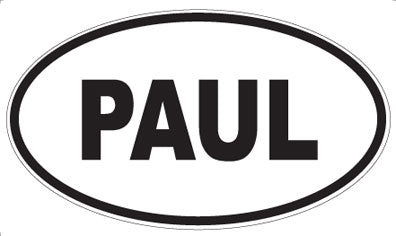 PAUL - Oval Magnet