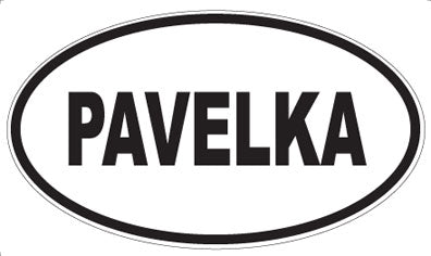 PAVELKA - Oval Sticker