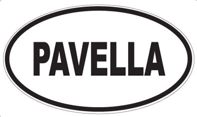 PAVELLA - Oval Sticker