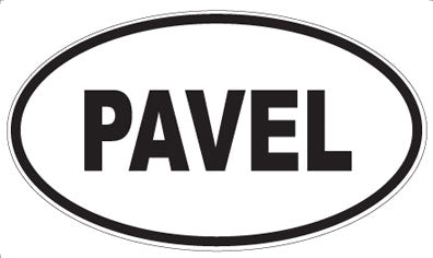 PAVEL - Oval Magnet