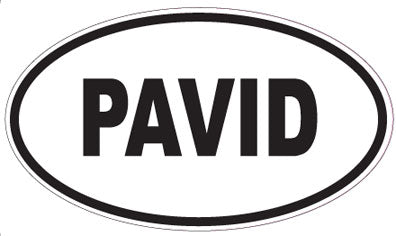 PAVID - Oval Magnet