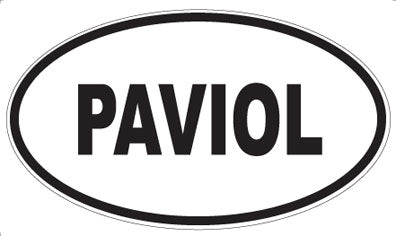 PAVIOL - Oval Sticker
