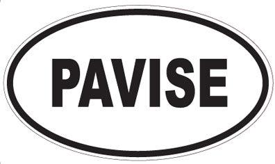PAVISE - Oval Sticker