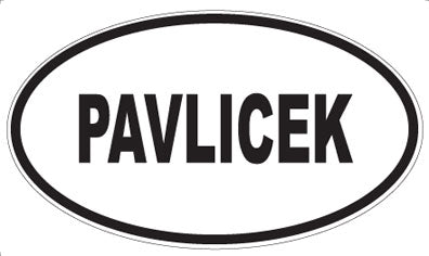 PAVLICEK - Oval Magnet