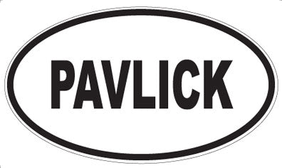 PAVLICK - Oval Sticker