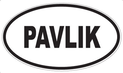 PAVLIK - Oval Sticker