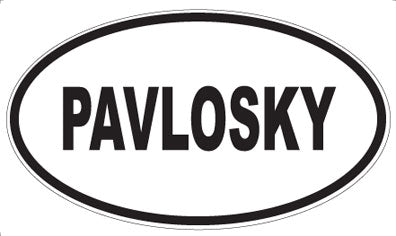 PAVLOSKY - Oval Magnet