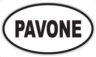 PAVONE - Oval Magnet