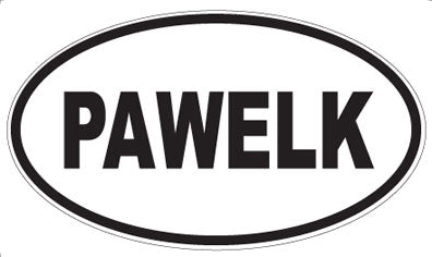 PAWELK - Oval Magnet