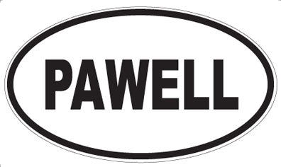 PAWELL - Oval Magnet