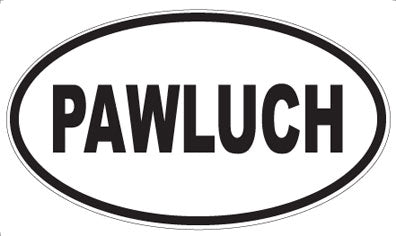 PAWLUCH - Oval Magnet