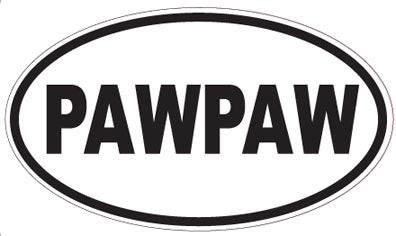 PAWPAW - Oval Sticker
