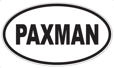 PAXMAN - Oval Sticker