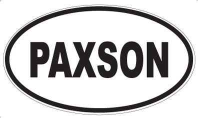 PAXSON - Oval Magnet
