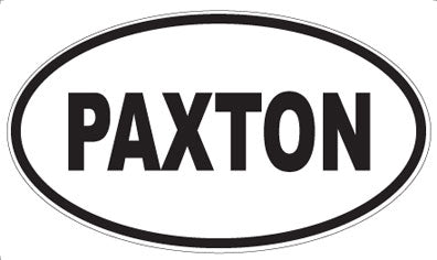 PAXTON - Oval Sticker