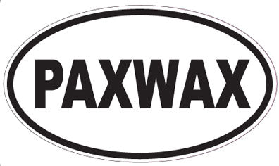 PAXWAX - Oval Sticker