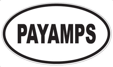 PAYAMPS - Oval Sticker