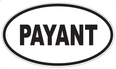 PAYANT - Oval Magnet