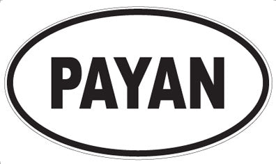 PAYAN - Oval Magnet