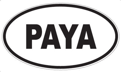 PAYA - Oval Magnet