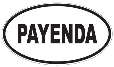PAYENDA - Oval Sticker