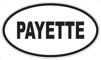 PAYETTE - Oval Magnet